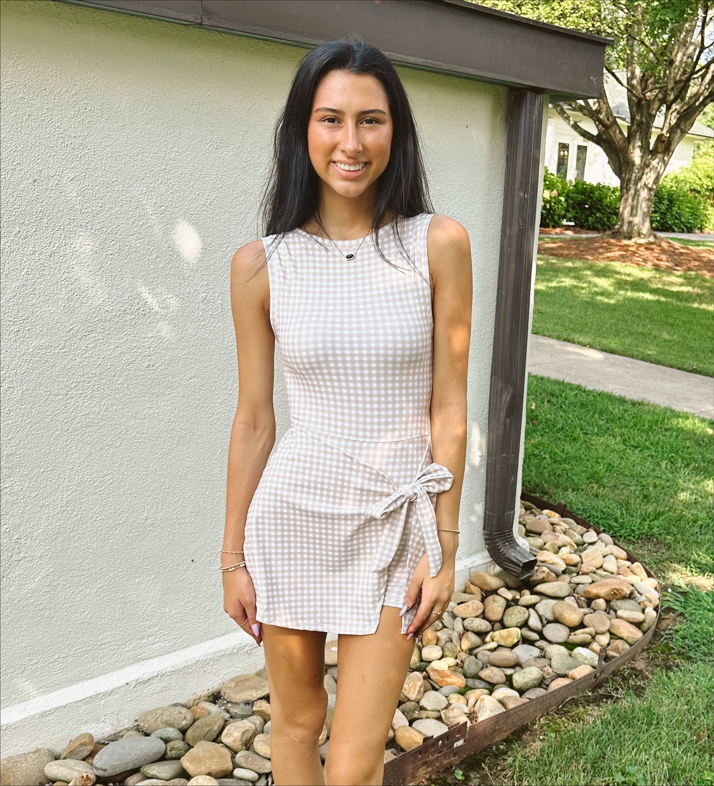 Taupe Darling Dress
