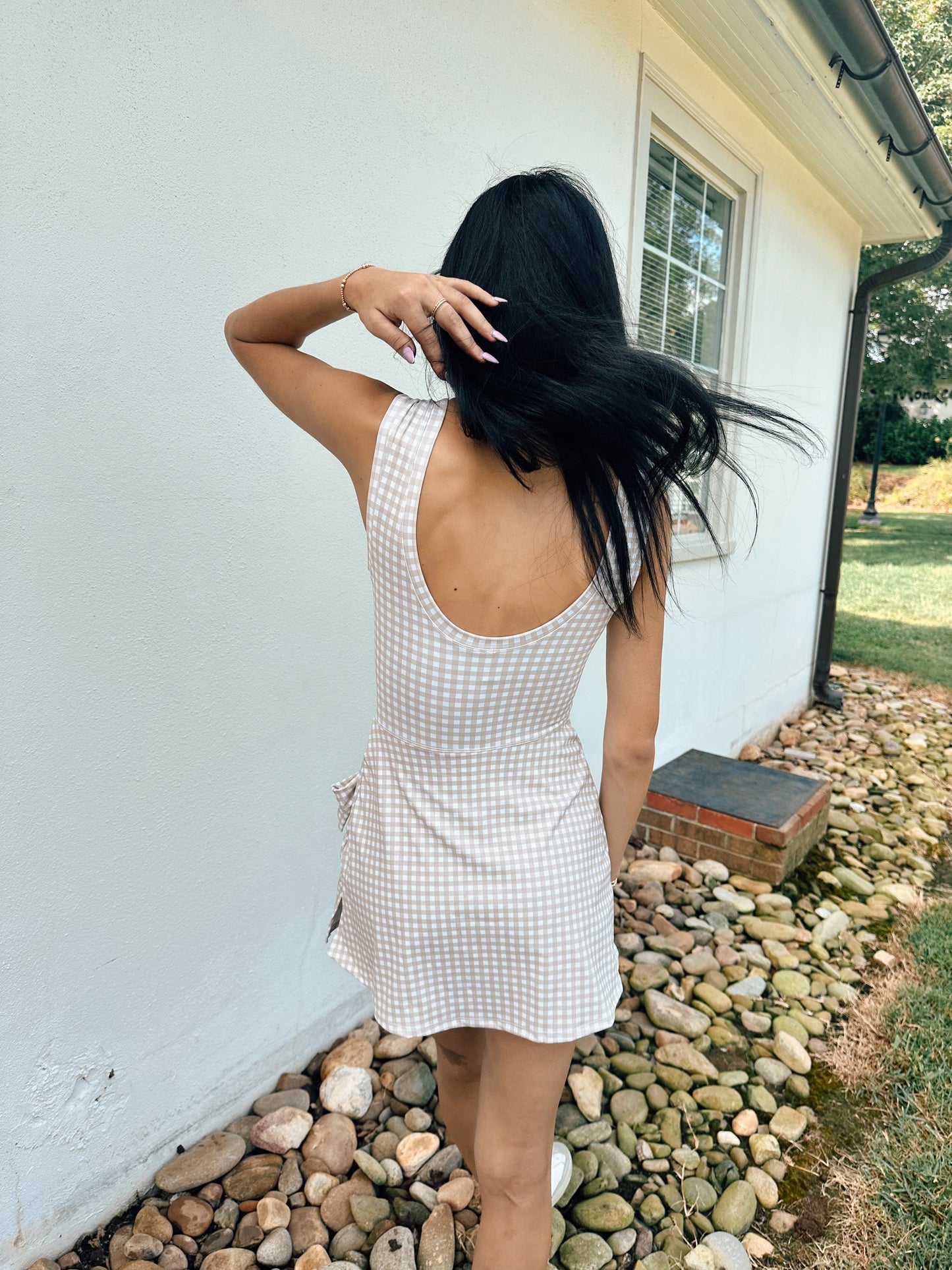 Taupe Darling Dress