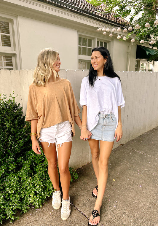 Back To The Basics Top - In White