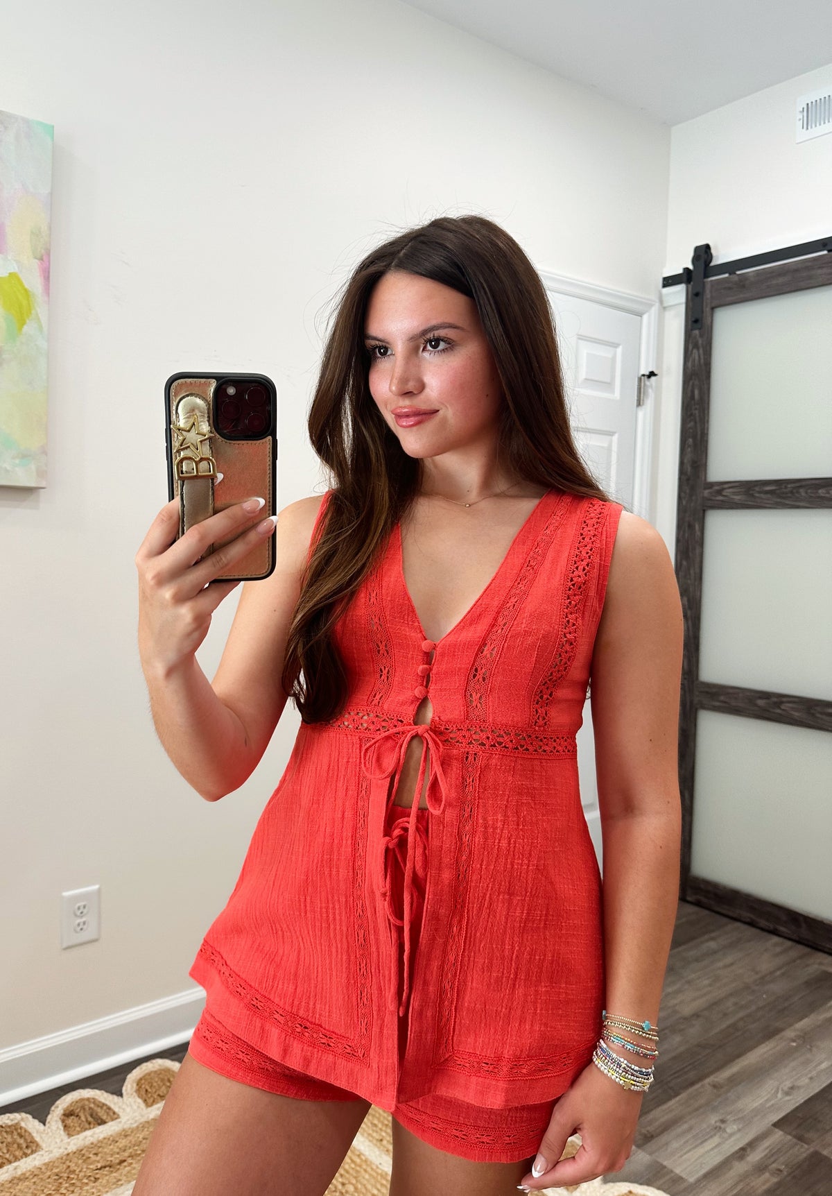 Lauryn Lace Detail Set