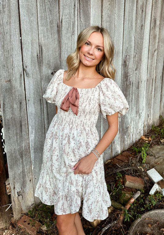 Rustic Ribbon Dress