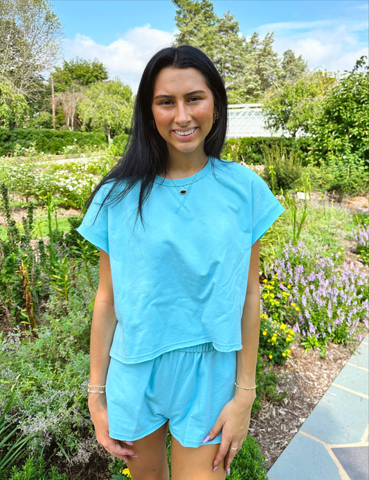 Coastal Blue Cozy Set